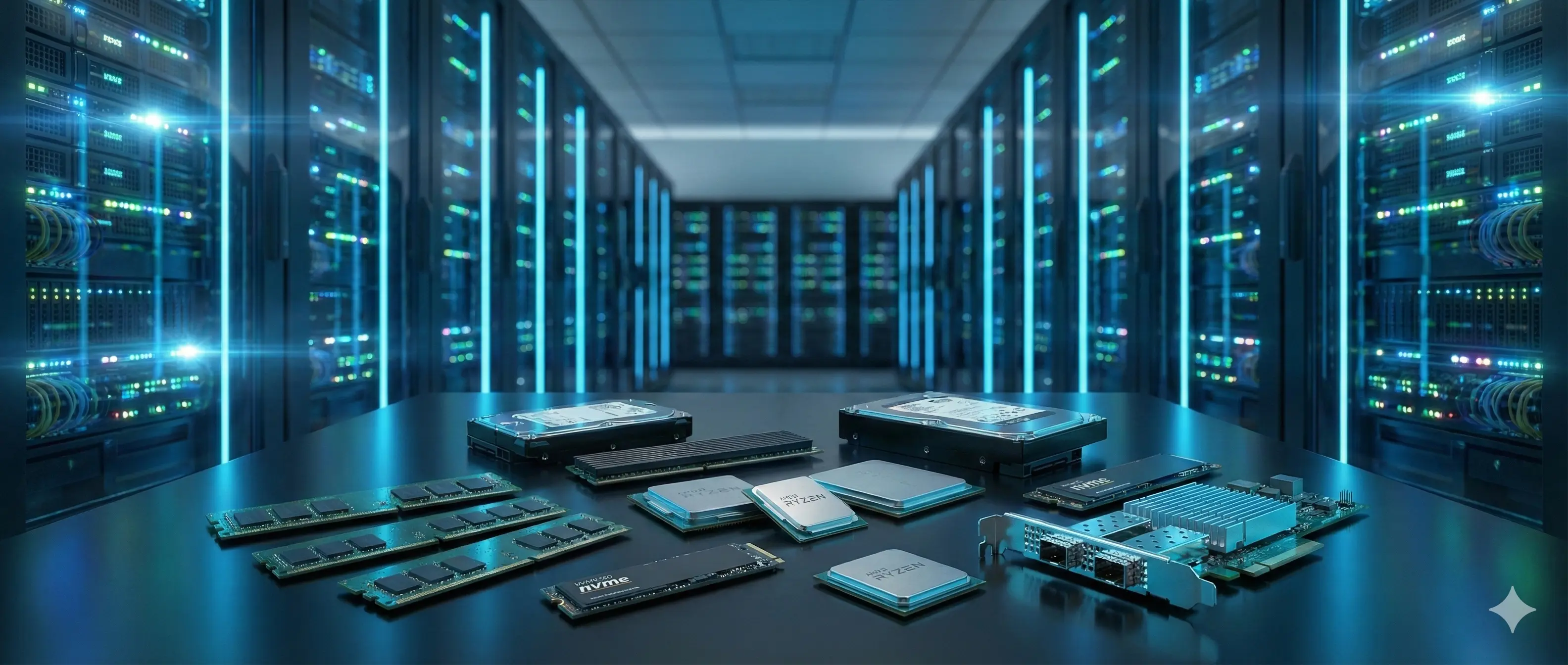 Tech components background
